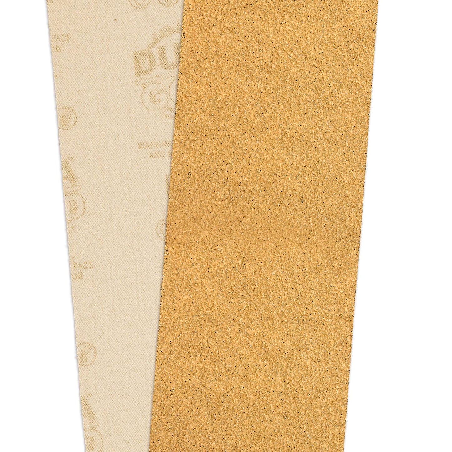 Premium - 40 Grit Gold - Hook & Loop Backing Longboard Continuous Sandpaper Roll, 2-3/4" Wide, 12 Yards Long - for Automotive & Woodworking Air File Long Board Sanders, Hand Sanding Blocks
