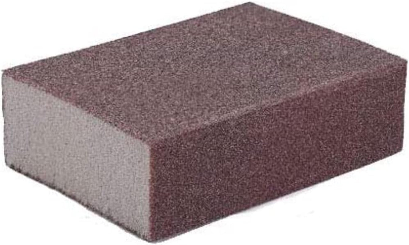 Sponge Emery Cloth Sandpaper Blocks Buffing Diamond Polishing Pads Hand Sanding Tool 6Pcs (220 Grit)