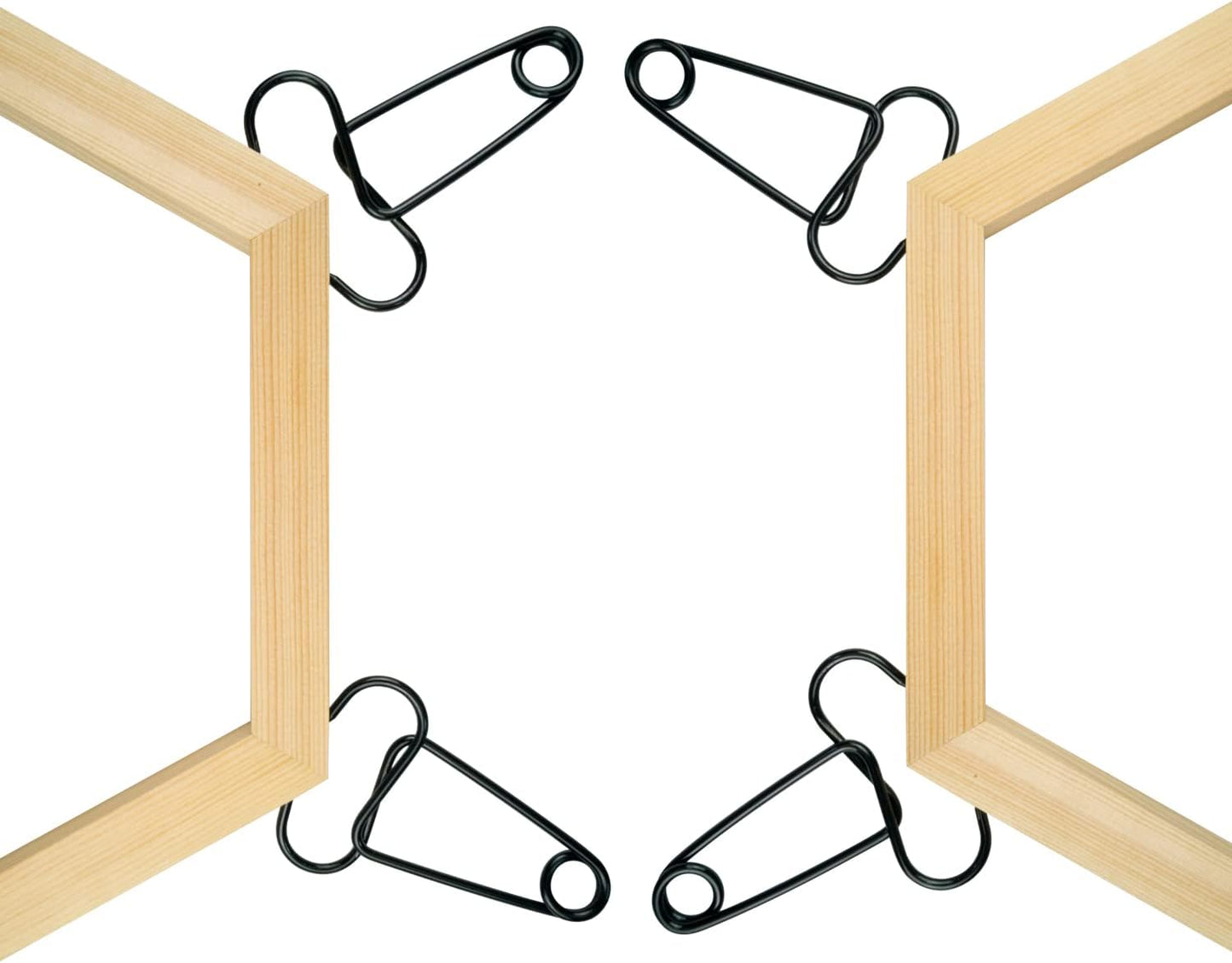 Miter Spring Clamp - 12 Clamps (No Pliers)