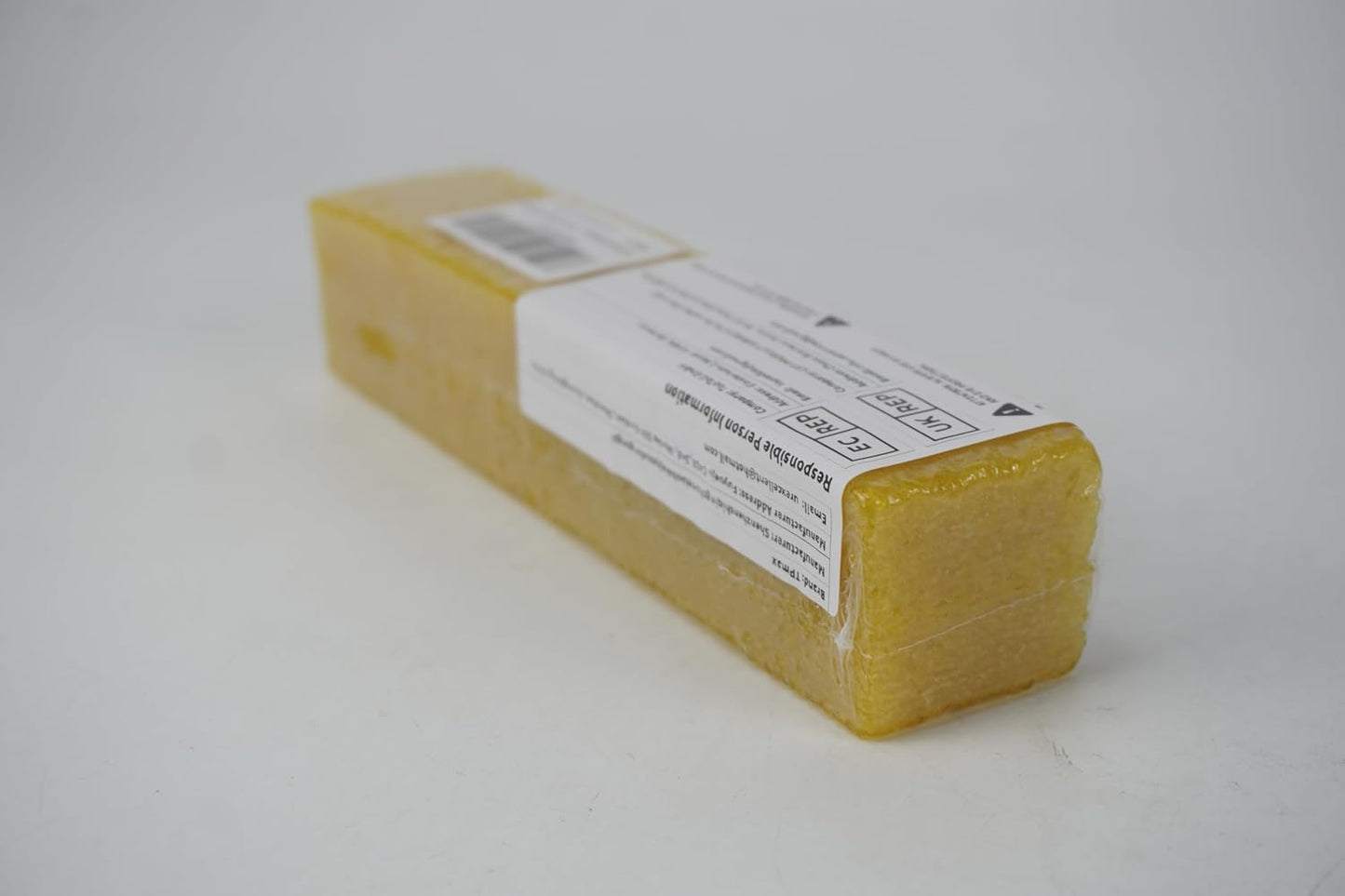 1-1/2 X 1-1/2 X 8" Inch Abrasive Cleaning Eraser Stick - Ideal for Revitalizing Abrasive Sanding Belts, Sanding Discs, Rough Tape and Shoe - Crafted from Natural Rubber for Effective Cleaning