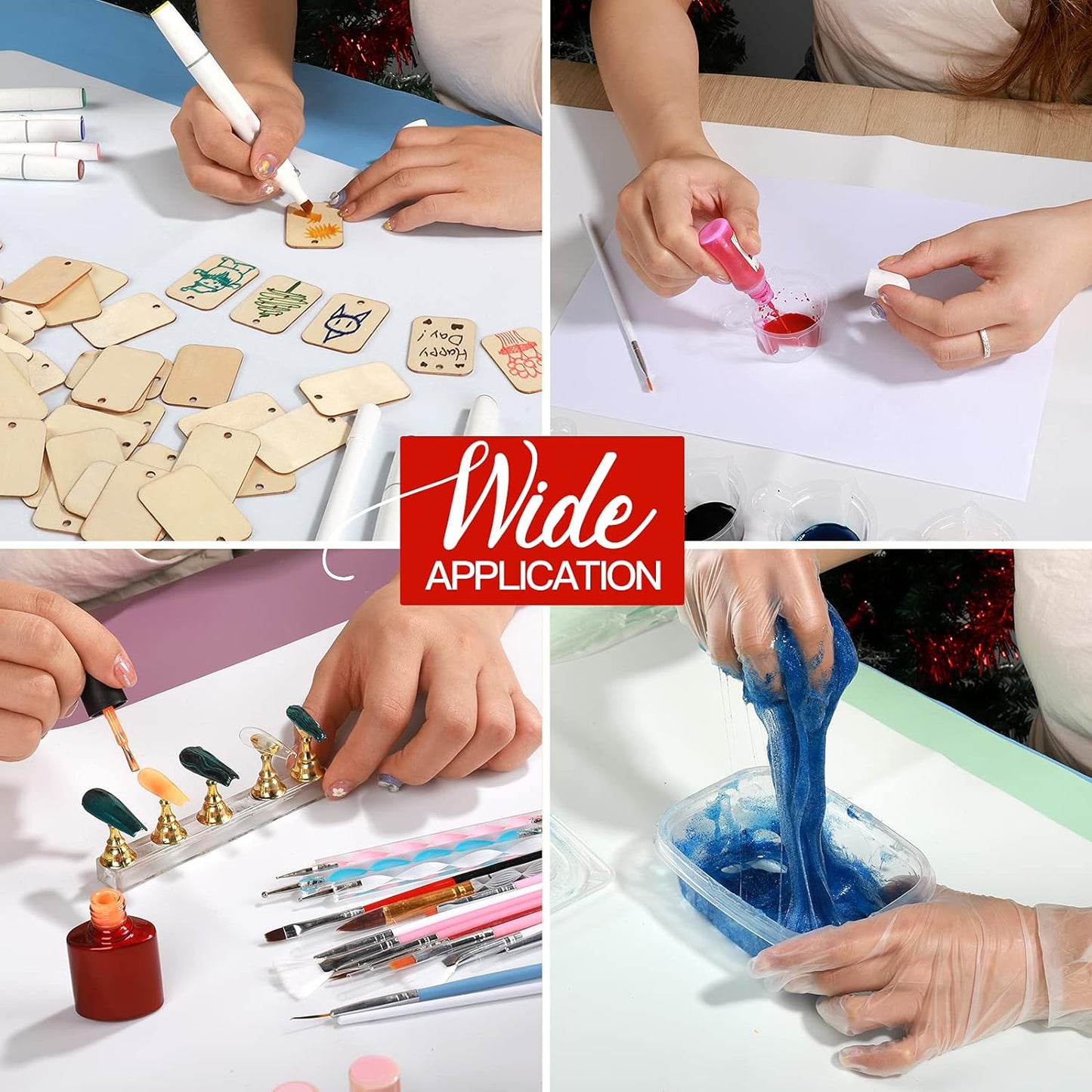 Silicone Mat, 23.4” X 15.6” White Silicone Mats for Crafts, Resin Molds, Play Dough Mat, for Resin, Clay, Paint, Arts and Crafts, 1 MM Thick