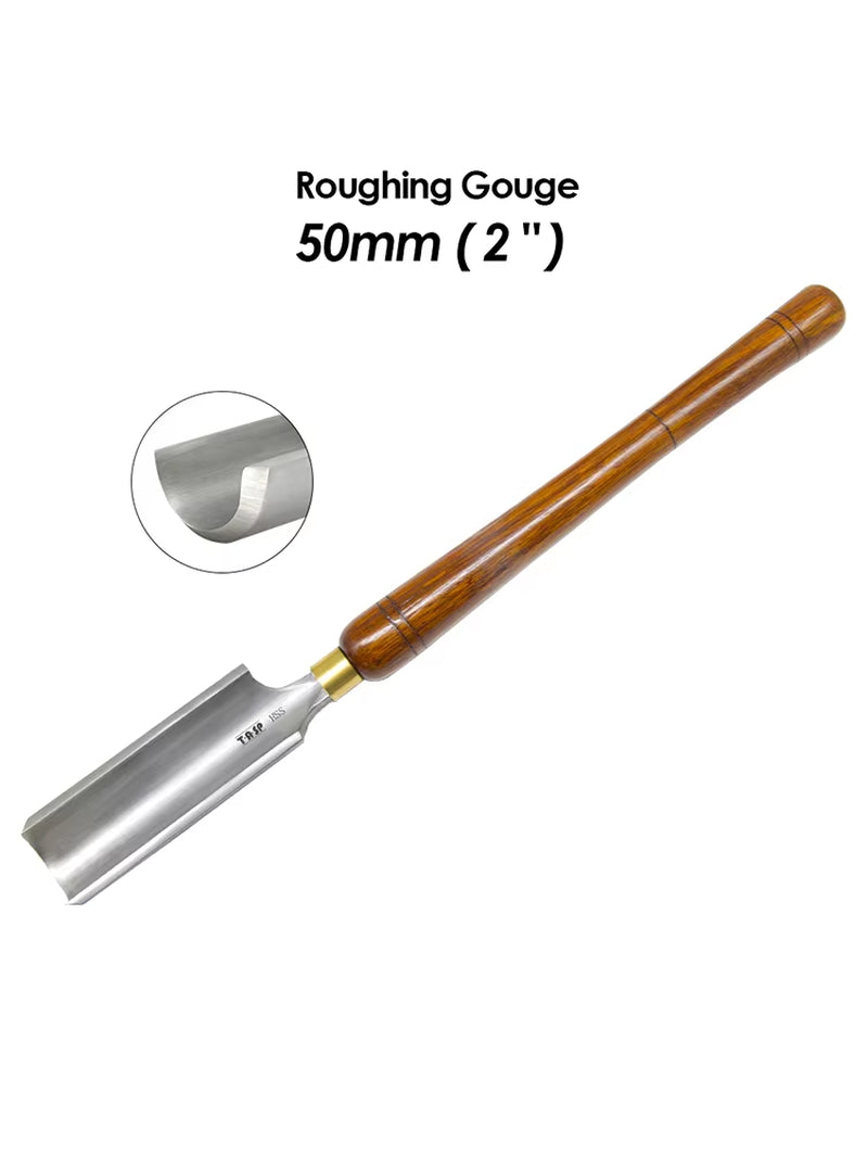 HSS Woodturning Gouge Wood Lathe Turning Tools Spindle Bowl Carpentry Chisel with Walnut Handle for Woodworking