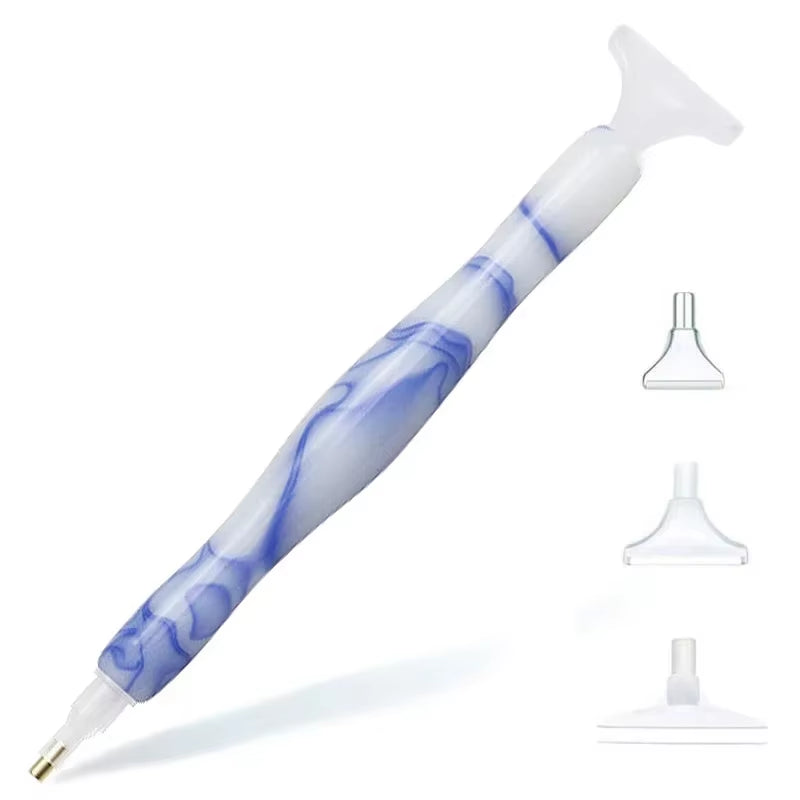 5D DIY Diamond Pen Spot Drill Pen Set Resin Diamond Embroidery Tool Accessories Multifunctional 5 Pen Head Spot Drill Tool