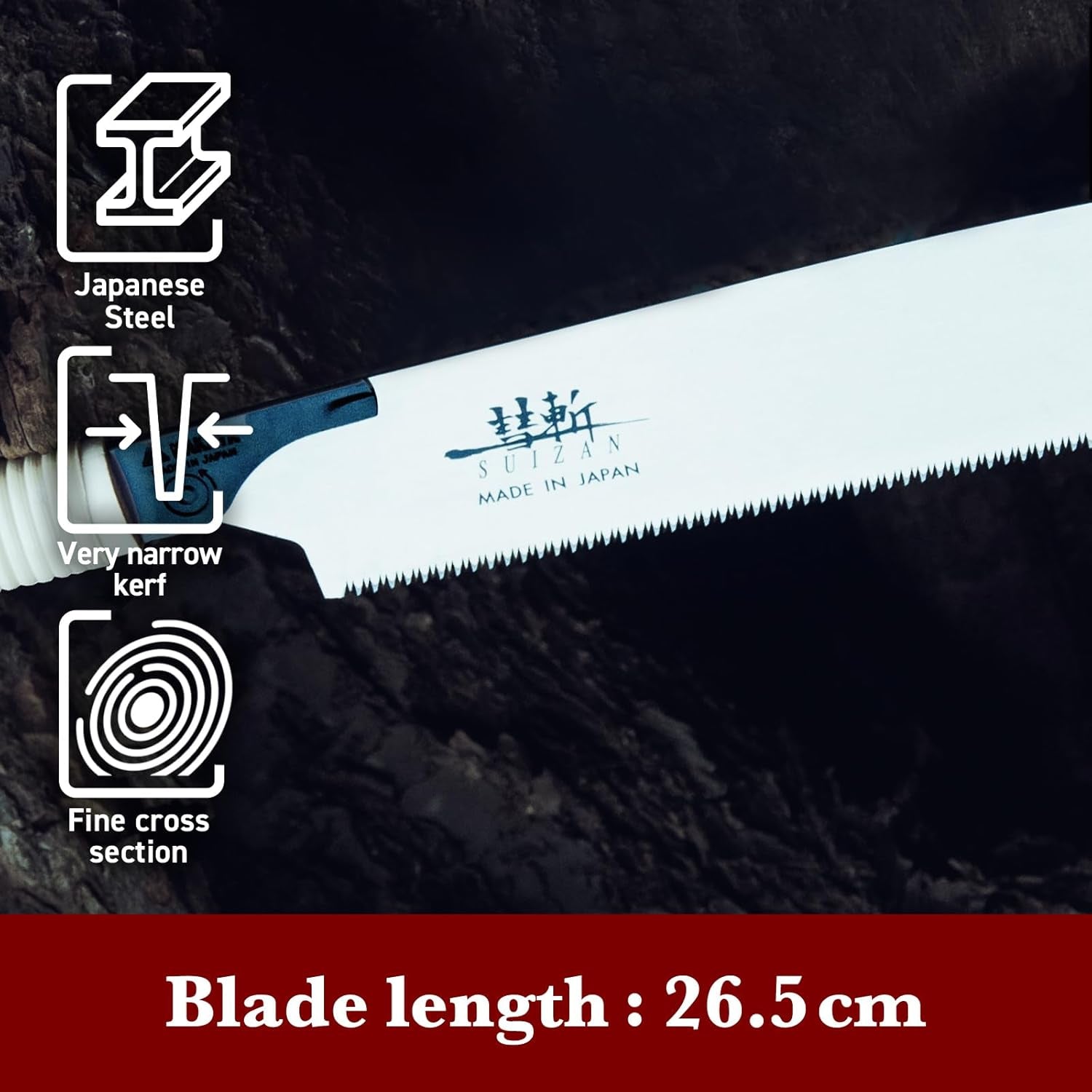 Kataba Single Edge Saw 10.5" - Professional Japanese Pullsaw Handsaw Woodworking Tools