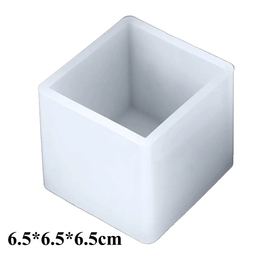 Cylinder Silicone Mold DIY Epoxy Resin Candle Mould Aromatherapy Candle Wax Molds Clay Plaster Craft Casting Mould Home Decor