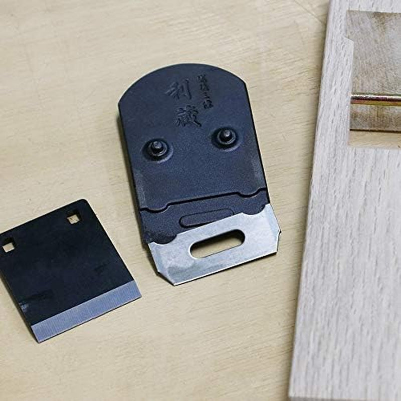 Japanese Hand Plane 42Mm for Woodworking [Replaceable Blade System], KANNA Small Block Plane Tool for Wood Chamfering and Smoothing, Made in JAPAN