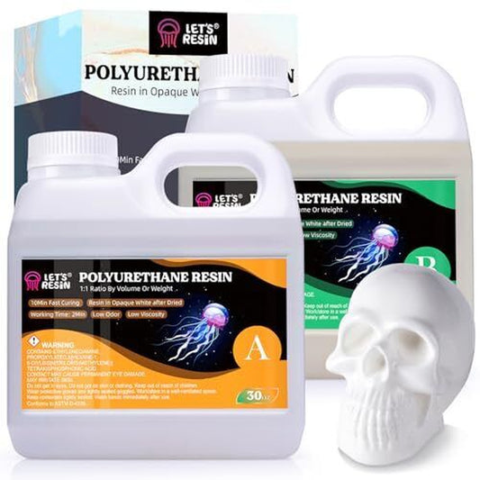 T'S RESIN Polyureth Resin, 60Oz 2 Part Casting Resin, Fast Cured Resin Within