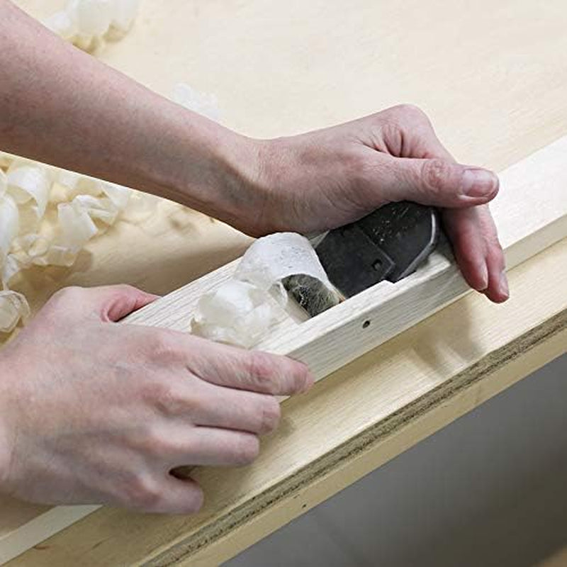 Japanese Hand Plane 42Mm for Woodworking [Replaceable Blade System], KANNA Small Block Plane Tool for Wood Chamfering and Smoothing, Made in JAPAN