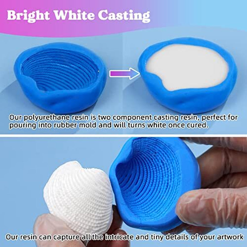 T'S RESIN Polyureth Resin, 60Oz 2 Part Casting Resin, Fast Cured Resin Within