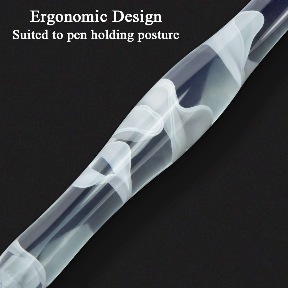 Resin Diamond Painting Pen for Adult,White Curvy Body Pen Diamond Art Accessories Kits,5D DIY Acrylic Applicator Accessories Gem Jewel Wax Picker Tool