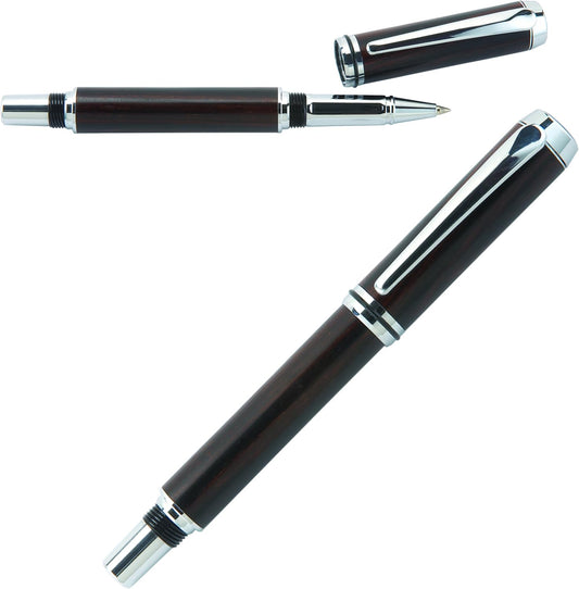 Project Kit - Navigator Screw Cap Rollerball Pen Kit Chrome