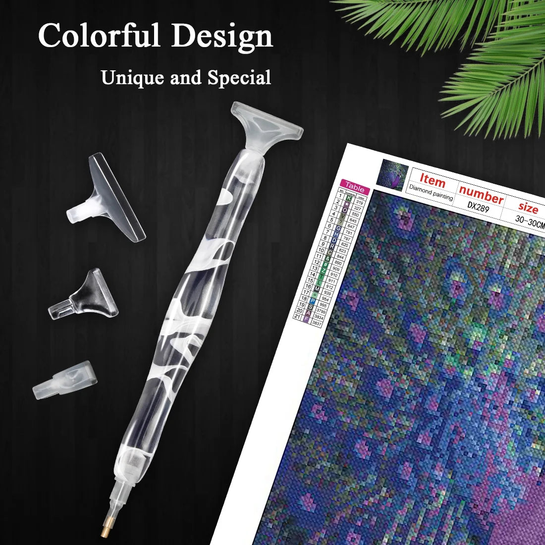 Resin Diamond Painting Pen for Adult,White Curvy Body Pen Diamond Art Accessories Kits,5D DIY Acrylic Applicator Accessories Gem Jewel Wax Picker Tool
