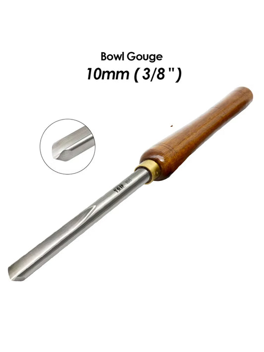 HSS Woodturning Gouge Wood Lathe Turning Tools Spindle Bowl Carpentry Chisel with Walnut Handle for Woodworking