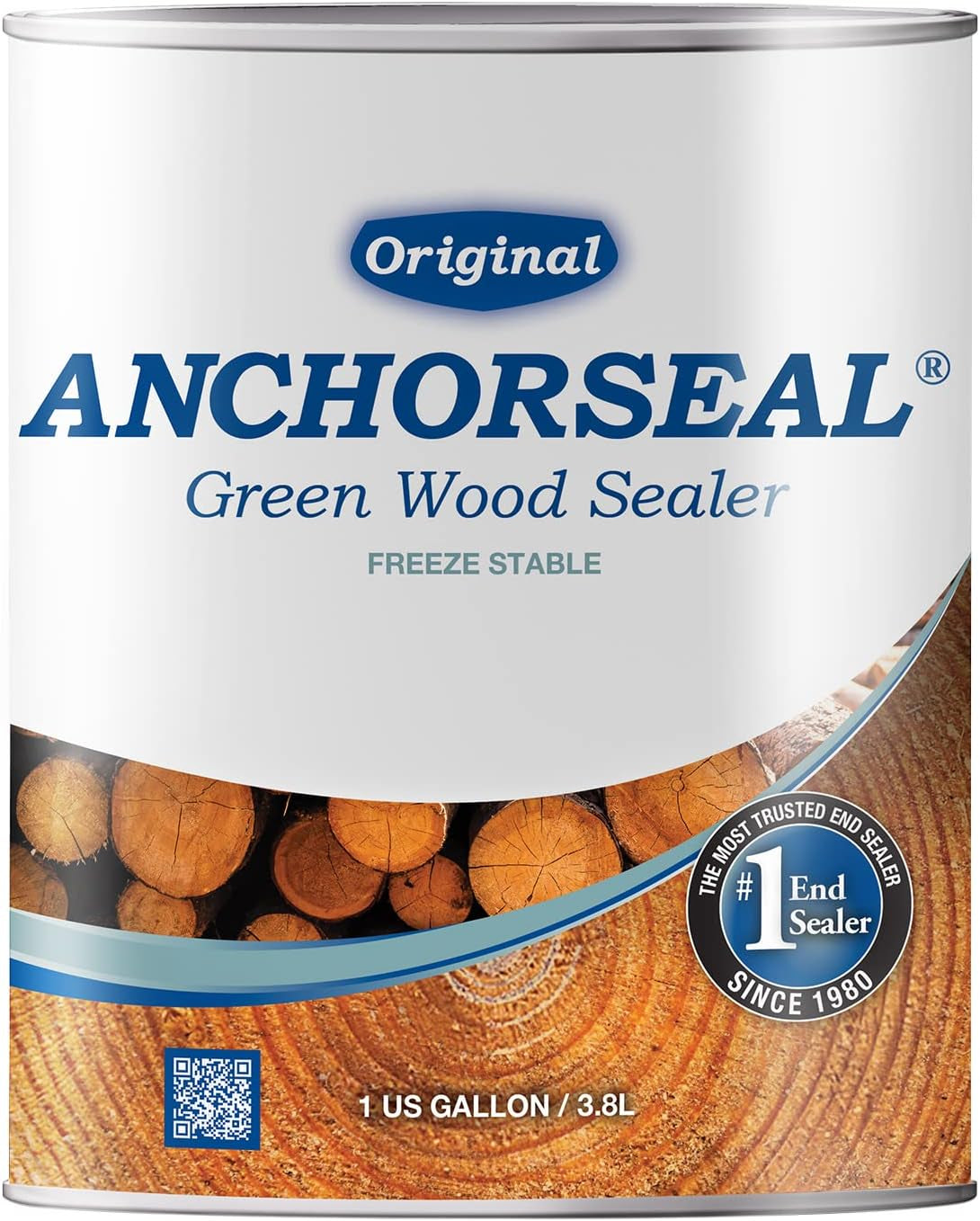 Classic Log & Lumber End Sealer - Water Based Wax Emulsion, Prevents up to 90% of End Checking on Cut Ends of Hardwood & Softwood … (1 Gallon)
