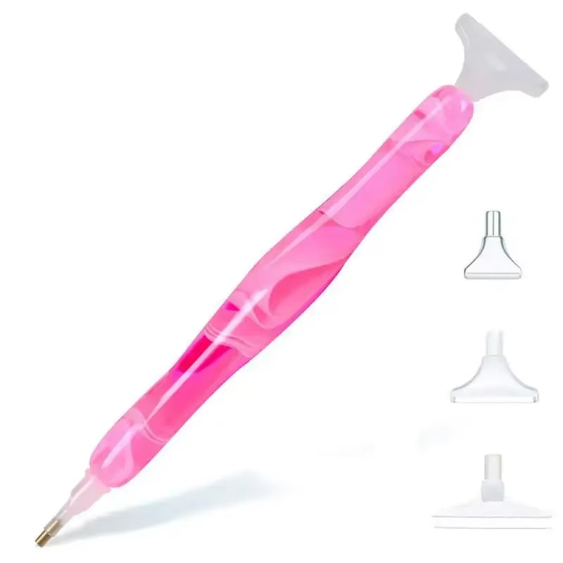 5D DIY Diamond Pen Spot Drill Pen Set Resin Diamond Embroidery Tool Accessories Multifunctional 5 Pen Head Spot Drill Tool