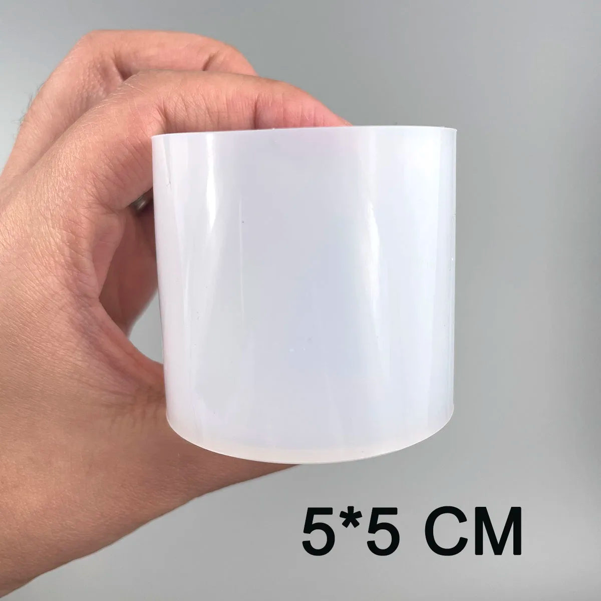 Cylinder Silicone Mold DIY Epoxy Resin Candle Mould Aromatherapy Candle Wax Molds Clay Plaster Craft Casting Mould Home Decor